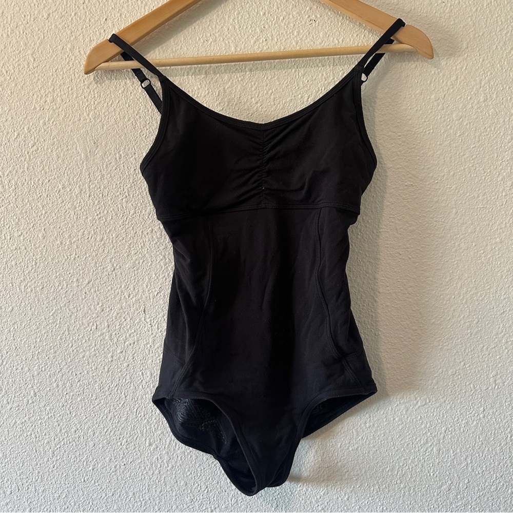 Ivivva Girls Black Gymnastics Dance Bodysuit